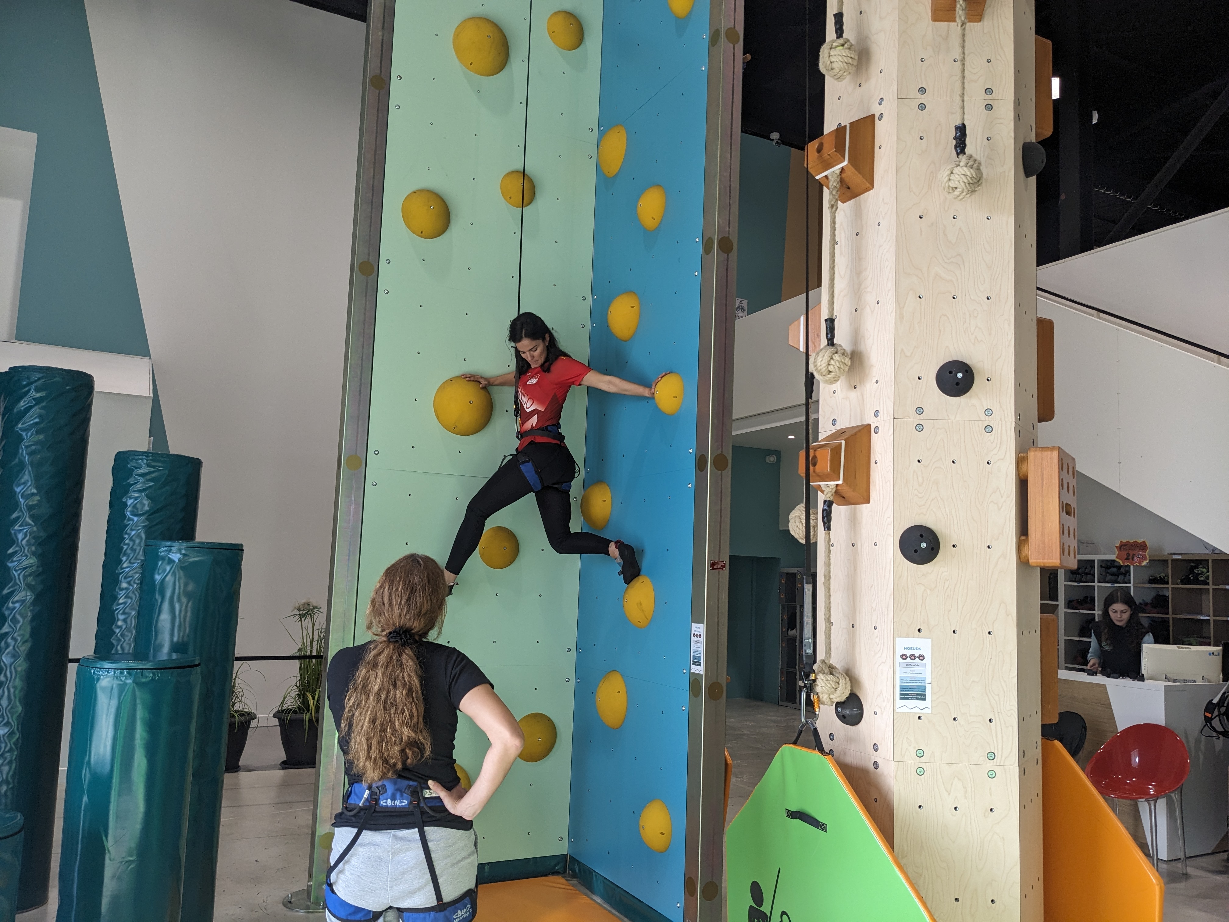 Escalade en salle