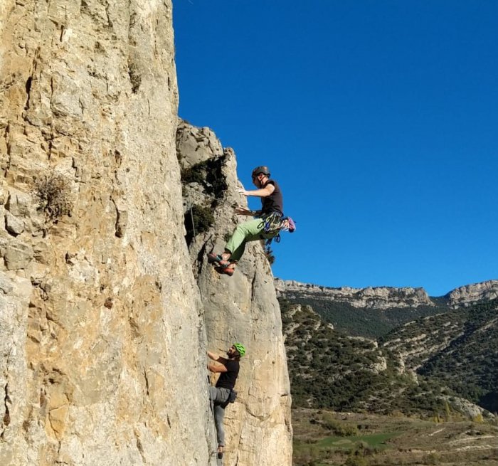 Stage escalade peur de la chute