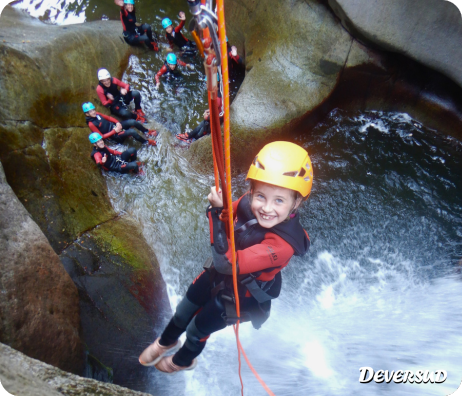 Sortie canyon en groupe