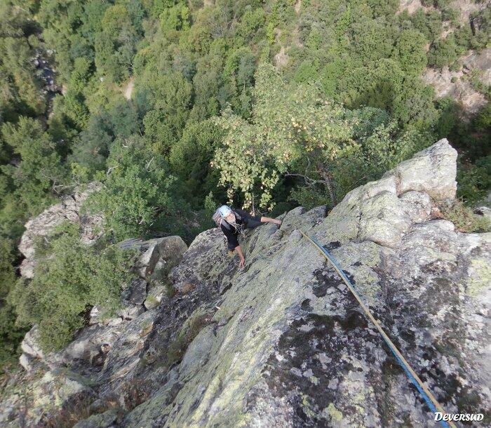 Escalade en grande voie - 1 pers - 1/2 J